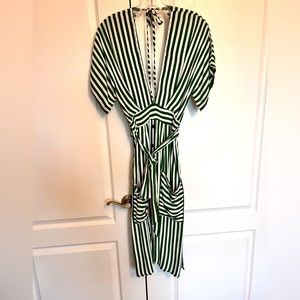 Faithful the Brand striped midi dress